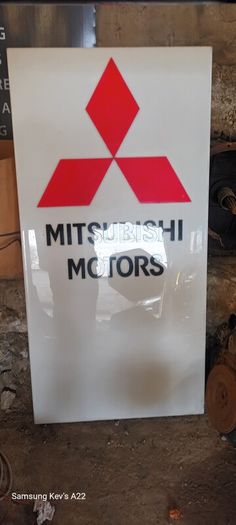 mitsubishi sign
