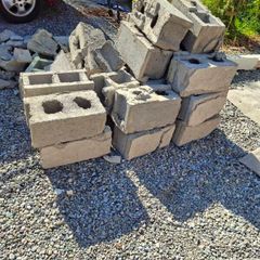 used cavity blocks and rubble