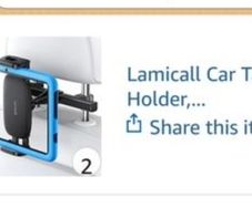 Lamicall Headrest Car Phone/Tablet Holder x qty 2