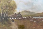 Antique Watercolour On Loch Voil 1905