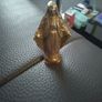 Brass holy Mary small statue Image 3