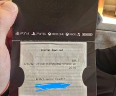PSN voucher 20 euro