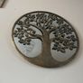 Tree of Life  Mirror home decor design Antique brass 3D style Image 2