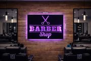 Barber Shop LED Sign