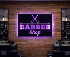 Barber Shop LED Sign