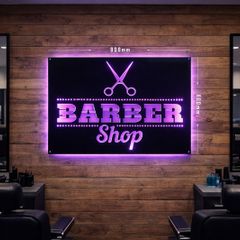 Barber Shop LED Sign