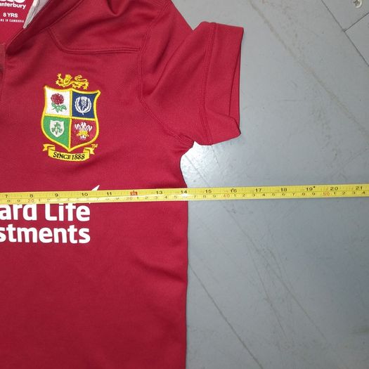 FREE POST Lions (8 Years) Jersey Shirt Rugby British & Irish Canterbury Britain Ireland Wales Scotland England New Zealand Tour Kids Boys Girls