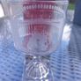 George III c1805 Sunderland Bridge rummer glass with lemon squeeze base Image 2