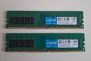 Crucial 32GB (2 x 16GB) DDR4, 2133MHz, PC4-17000, Desktop Memory