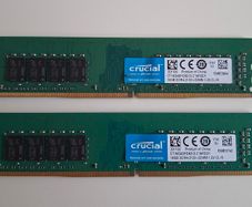 Crucial 32GB (2 x 16GB) DDR4, 2133MHz, PC4-17000, Desktop Memory