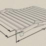 Versatile 3-in-1 Pine Futon Sofa Bed  Stylish and Space-Saving Image 8