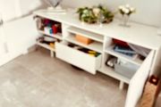 IKEA white pvc tv stand