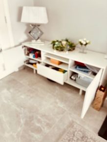 IKEA white pvc tv stand