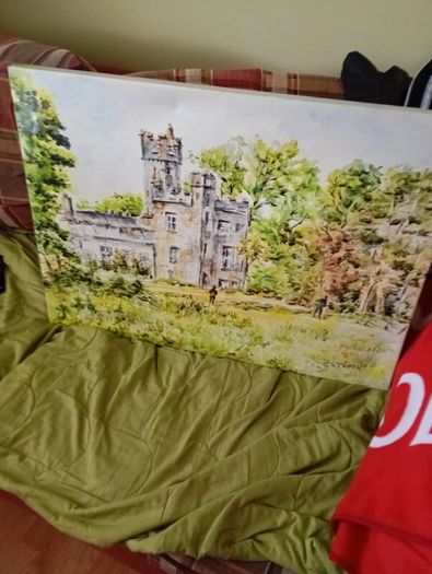 Irish castle art Kyle more abbey