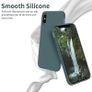 Liquid Silicone Case For iPhone XS Max Luxury Thin ShockProof Soft Phone Cover Green - FHT2IPXSMLK Image 6