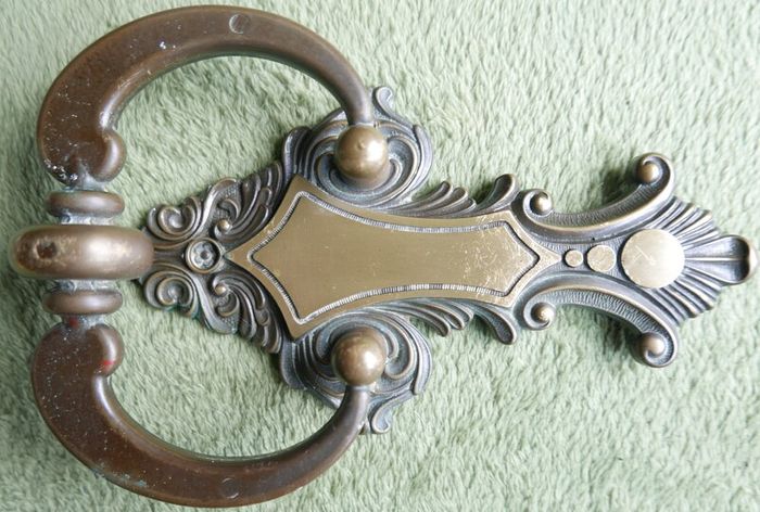 Vintage Ornate Solid Brass Door Knocker