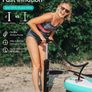 Paddle Board Stand Up Paddle Board Inflatable Paddleboard SUP Board with Premium Full Accessories 120"x30"x6" for Youth & Adults Have Fun in Oceans, River and Lakes (FREE POSTAGE) Image 3