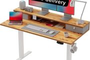 120 x 60 cm, Stable Sit-Stand Desk with Memory Control