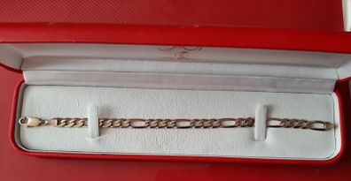 9ct gold solid bracelet