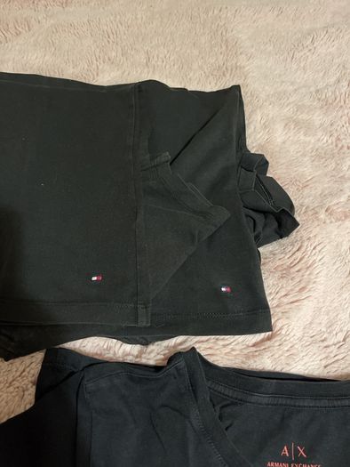 tommy and Armani t-shirts