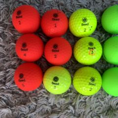 Seed golf balls per dozen  (4 dozen available)