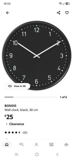 Ikea wall clock