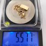 14 k / ct Gold Chain / Necklace with Pendant Mary with Baby Jesus Image 4
