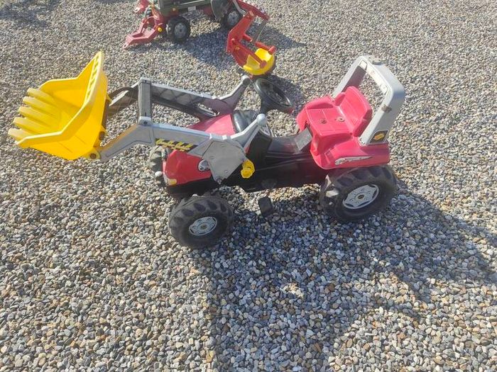 Massey Ferguson Kids tractor (rolly toys) with attachments