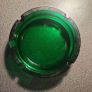 Becks Green Glass Ashtray Image 2