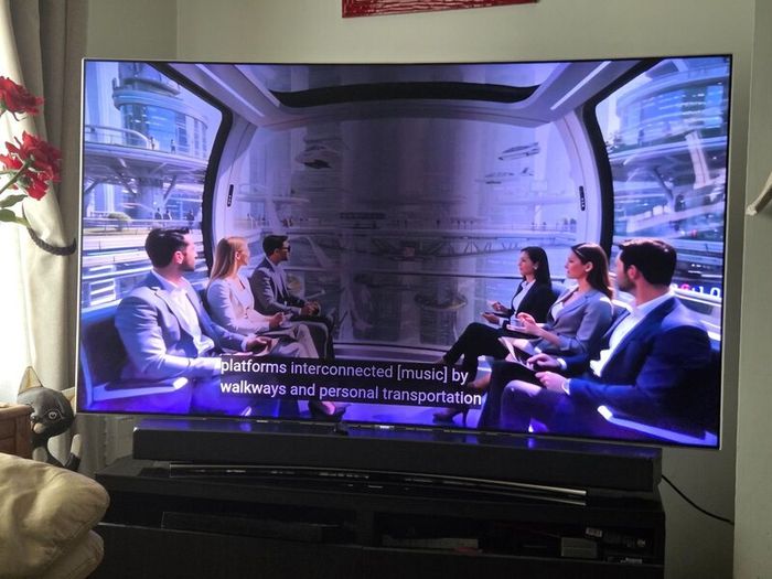 Samsung 65 inch curved TV