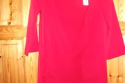 Long Sleeve Red Dress