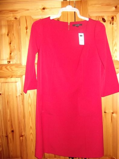 Long Sleeve Red Dress