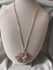 Vintage Children of Lir sterling silver necklace
