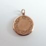 9 carat rose gold locket full hallmarks 1908 Image 2