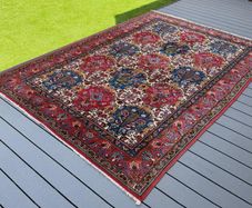 An Exquisite Fine Persian Kashan Rug Tree of Life Design 300 x 200 cm (9.8 x 6.6 ft)