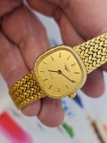 Vintage Swiss Made Longines Gold Plated Quartz Swiss Watch Lady's 1990s