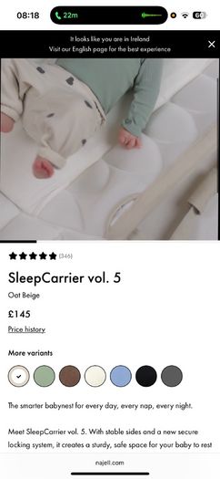 Najell Sleep Carrier