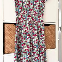 Seasalt Cornwall Floral Cotton Dress Size 10