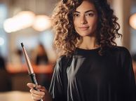 main image for ad 13-25mm Ceramic Curling Wand with Keratin