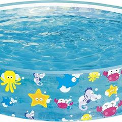 Fill-N-Fun Paddling Pool - 48 x 10 Inches, Blue, BW55028