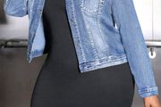 Stretchy Denim Jacket