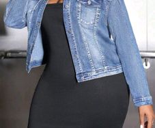 Stretchy Denim Jacket