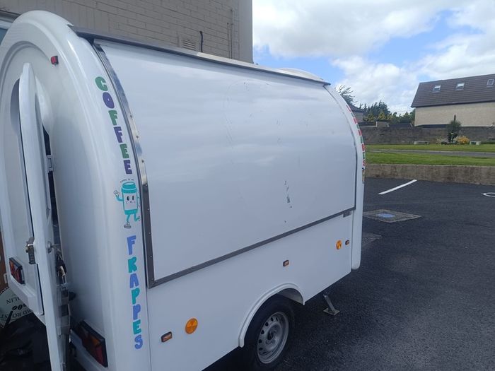 Coffee trailer ready to go business
