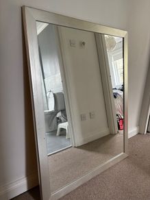 Silver Framed Mirror