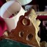 Antique style gold mirror Image 6