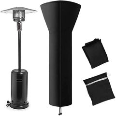 Patio Heater Waterproof Covers with Zipper and Storage Bag, Standup Outdoor Round Heater Covers,
