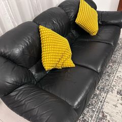 leather sofa