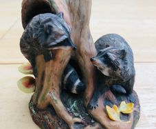 Vintage National Wildlife Association Limited Edition Racoon Ornament