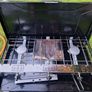 Camping double stove with grill and regulator Image 5