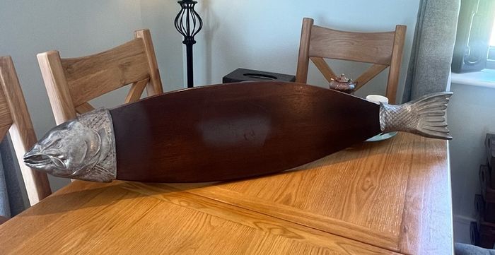 Vintage Salmon Platter Large
